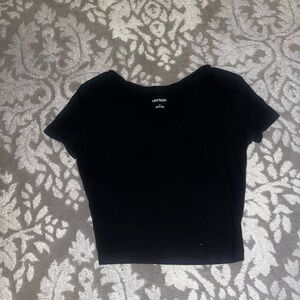 Wild Fable Black Crop Top